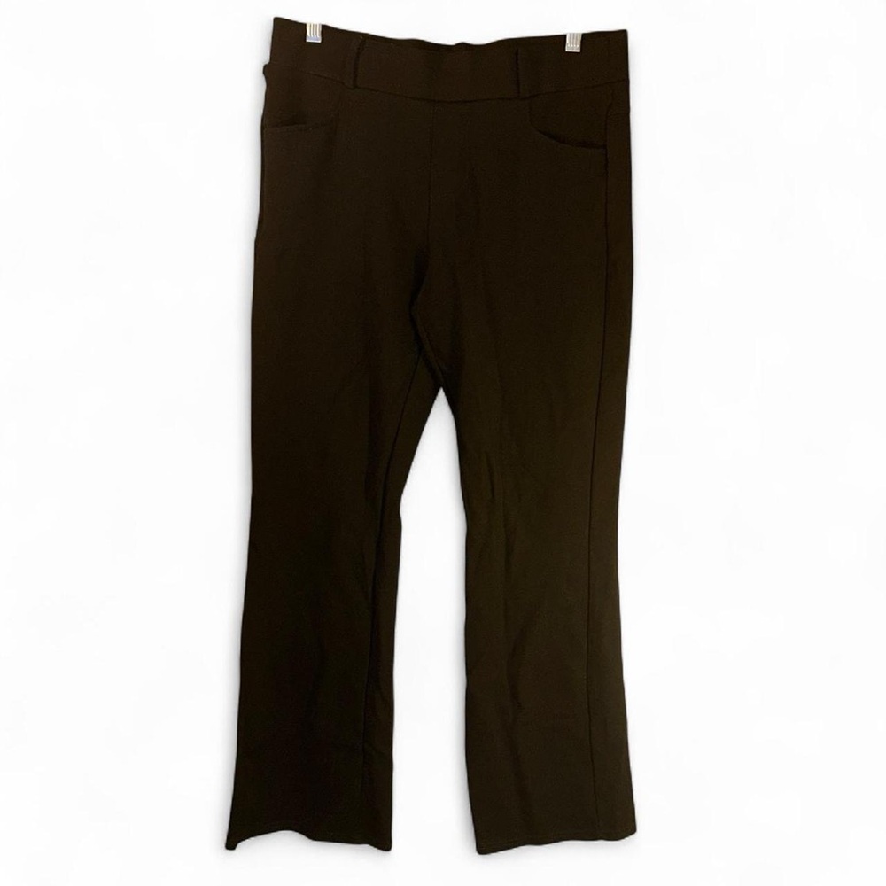 Kay Ungar Black Stretch Pants small hole on side size XL